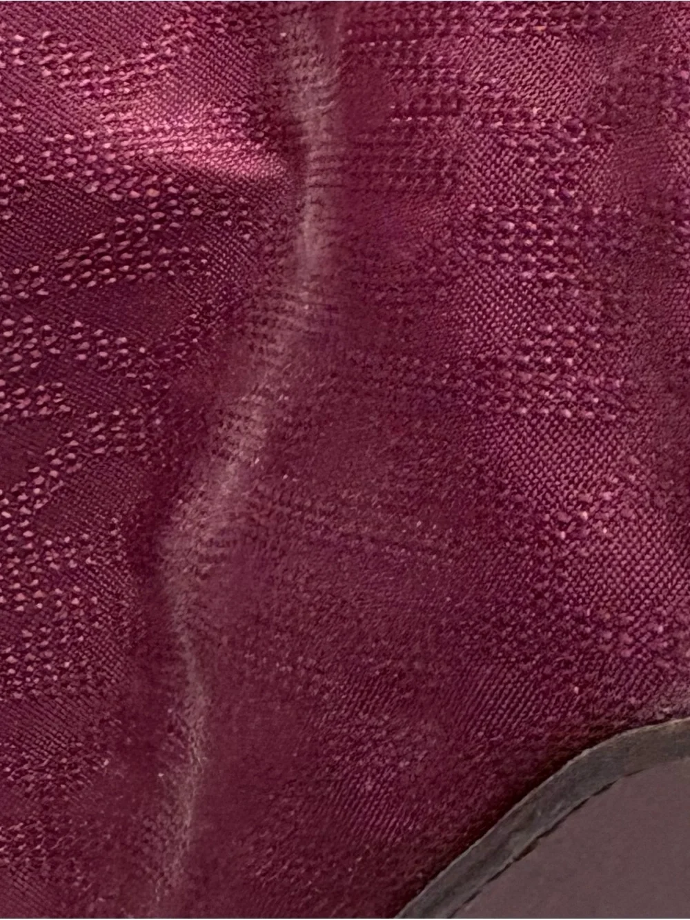 Michael Kors Burgundy Tote with Gold Hardware